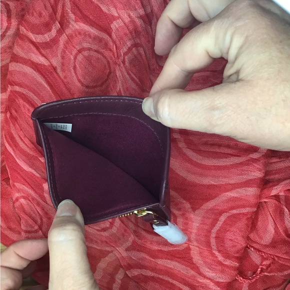 NWOT LODIS maroon RFID Protection Card case - Picture 5 of 5